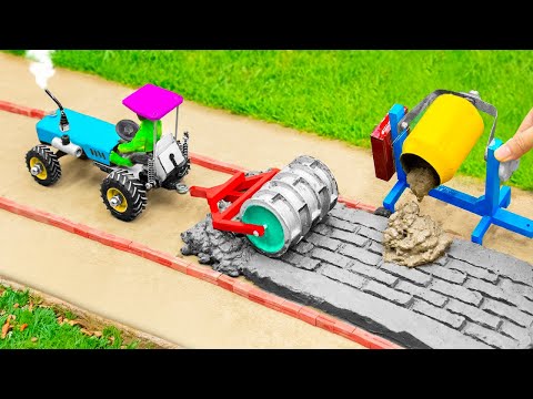 40 Minutes Top most creative Diy mini tractor videos of construction | diy mini construction machine