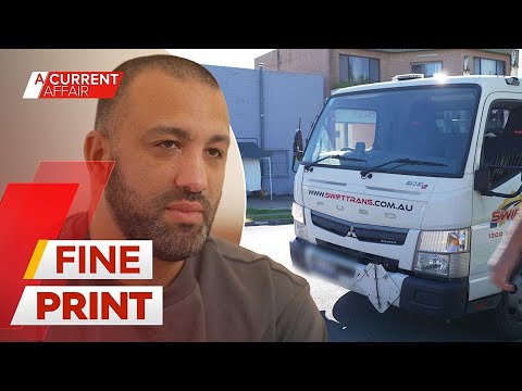 Truck drivers stung by fine print | A Current Affair