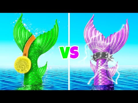 Boa vs Má Sereia 🧜‍♀️ Dificuldades Relacionáveis de Beleza & Truques