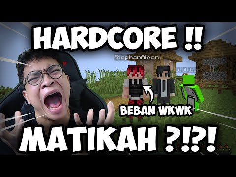 3 IDIOT MENCOBA BERMAIN MINECRAFT HARDCORE WKWK