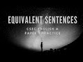 Understanding Equivalent Sentences in English