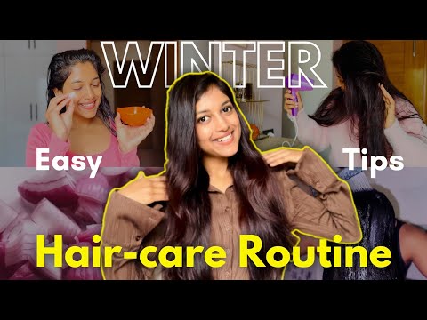 WINTER ❄️ Hair Care Routine ✨🎀 Hair Growth Transformation at Home ❤️