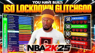 THIS ISO LOCKDOWN DEMIGOD DRIBBLING BUILD WILL BREAK NBA 2K25! #1 BEST 2-WAY ISO BUILD ON NBA 2K25