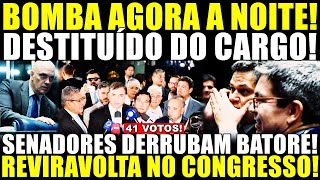 BOMBA AGORA A NOITE! DESTITUIÇÃO DO CARGO DE PRESIDENTE! SENADORES DERRUBAM ALCOLUMBRE! BICHO PEGOU!