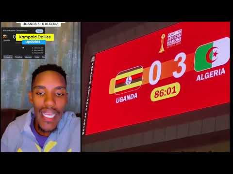 Ugandans UnHappy with Cranes Losing against Algeria