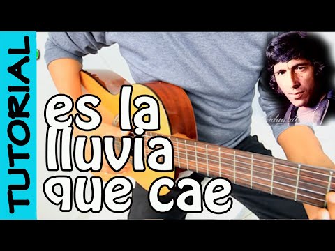 ES LA LLUVIA QUE CAE - guitarra tutorial - Los Iracundos