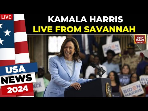 Kamala Harris Speech | Kamala Harris Rally In Savannah | US Election News | Trump Vs Kamala LIVE