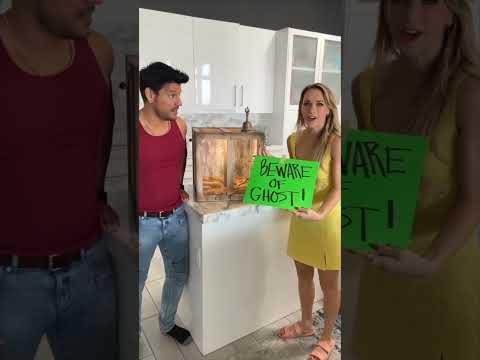 She SCREAMED when she saw the GHOST! #ghosts #scary #pranks #funny