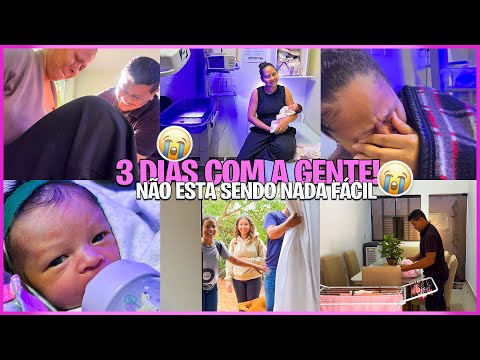 DIAS DIFÍCEIS POR AQUI‼️NOSSA RECÉM NASCIDA INTERNADA| REENCONTRO COM AS MENINAS😭💖