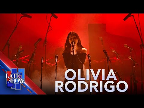 “vampire” - Olivia Rodrigo (LIVE on The Late Show)