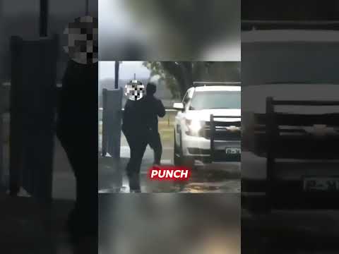 This IDIOT Criminal Swung At a Cop Thought He Could Win…But This HAPPENED! 🤦‍♂️#instantkarma
