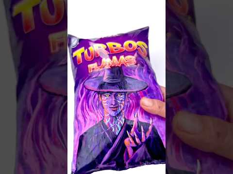 Turbo Flamas: JINU Flavor 🔥 #spicy #snacks #artwork