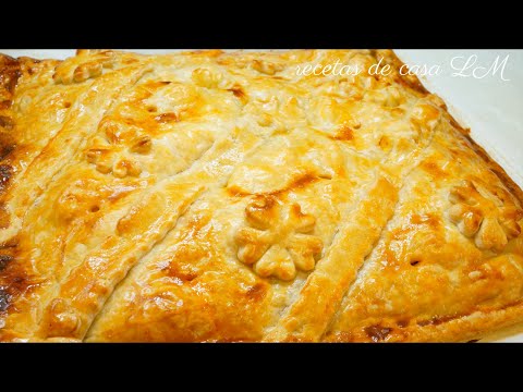 ¡Empanada gallega de hojaldre lista en minutos!