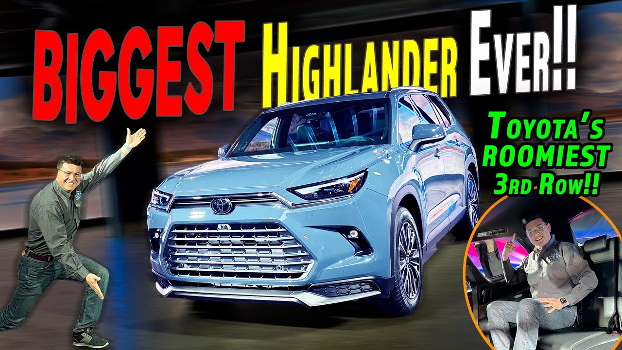 Toyota's Grand Highlander Is Here At Last! 2024 Grand Highlander In Person!