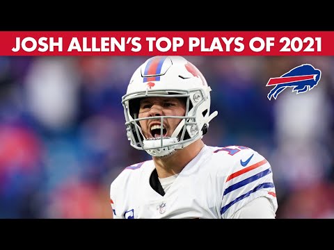 Josh Allen's Top 10 Plays of the 2021 Season | Buffalo Bills video clip