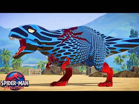 NEW! Spiderman Dinosaur is Incredible!🦖 |Deadliest Dinosaurs Battle in Jurassic World|