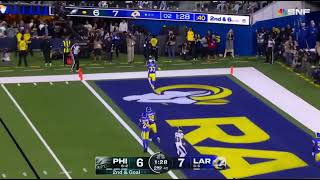 AJ Brown Receiving ￼Touchdown. Eagles VS Rams 11/24/24