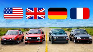 【ドラッグレース！】80年代のホットハッチが大集結！