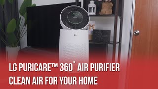 LG PuriCare 360º Air Purifier: Breathe Fresh, Stay Fresh