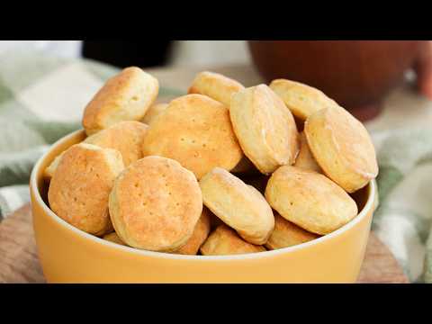 BIZCOCHITOS de Queso Crema | Con sólo 3 ingredientes! - CUKit!