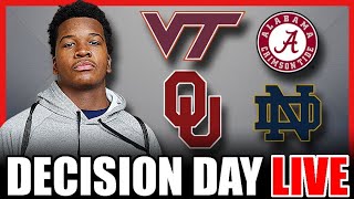 Elijah Golden Commitment Watch Party | Alabama, Notre Dame, Oklahoma, Virginia Tech REACT LIVE