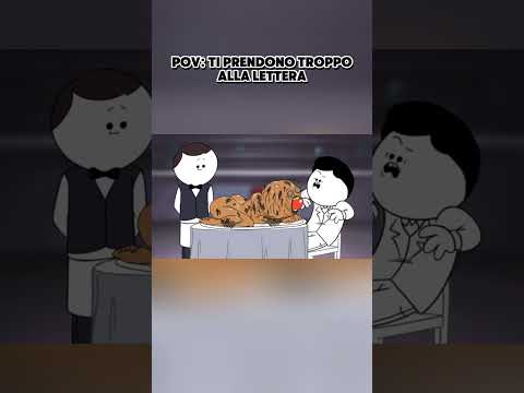 Pov: Ti prendono troppo alla lettera #doppiaggio #animation