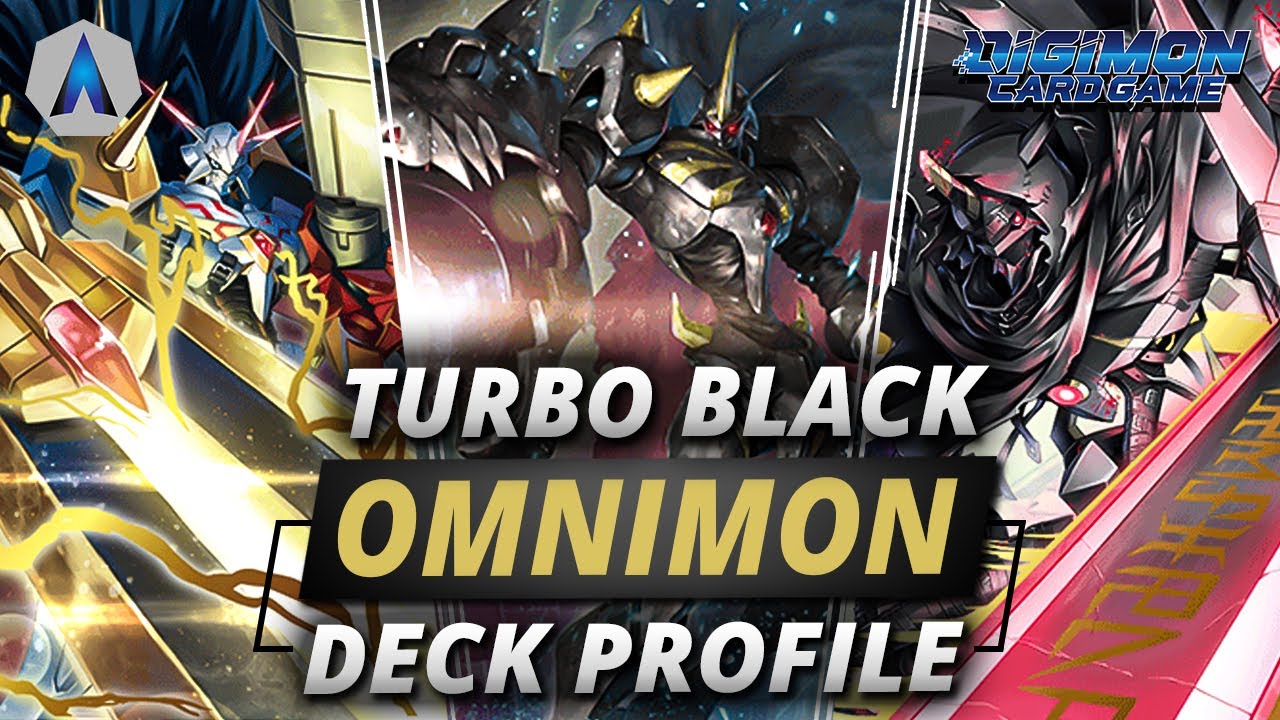 Digimon! COMPETITIVE! Black Turbo Omnimon Deck Profile + Combos!!! (BT5 English Format)