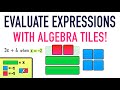 Evaluating Expressions with Algebra Tiles