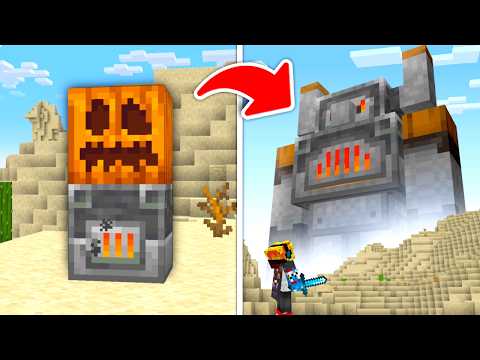 Minecraft Mod, kde jsou Golemové ze VŠECH BLOCKŮ
