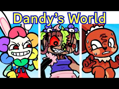 FNF Definitely Best Dandy's World Mod! Boyfriend's World Jank Build (Dandy, Bassie, Cocoa..)