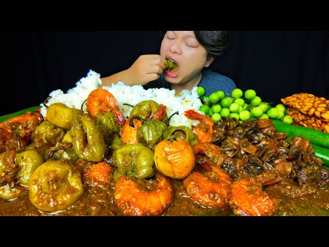 MUKBANG CABE GENDOT VIRAL RESEP TEH SHANTY