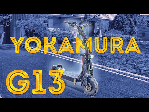 Электросамокат Yokamura G13 - новинка осени 2021