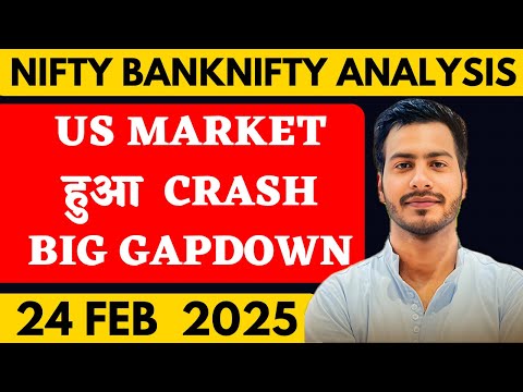 NIFTY PREDICTION FOR TOMORROW & BANKNIFTY ANALYSIS FOR 24 FEBRUARY 2025 | MARKET ANALYSIS  TOMORROW