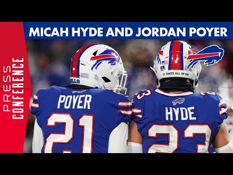 Micah Hyde and Jordan Poyer React to 47-17 Wildcard Weekend Win Over New England | Buffalo Bills video clip