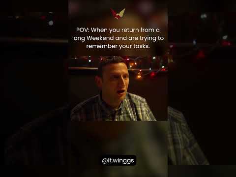 Back from a long weekend, staring at your to-do list! #trending #youtubeshorts #funny #foryou