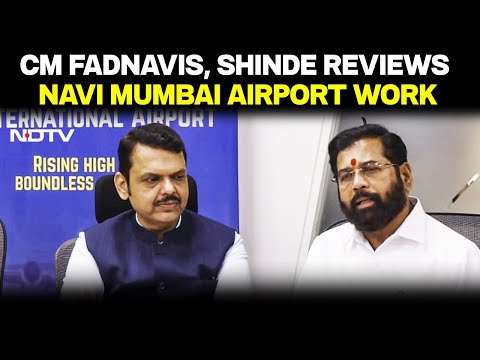 Maharashtra News | Maharashtra CM Devendra Fadnavis & Eknath Shinde Review Navi Mumbai Airport Work