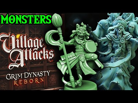 Everything MONSTER in Grim Dynasty - Village Attacks (prototype unboxing)