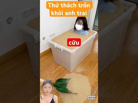 Thử thách trốn khỏi anh trai #shorts