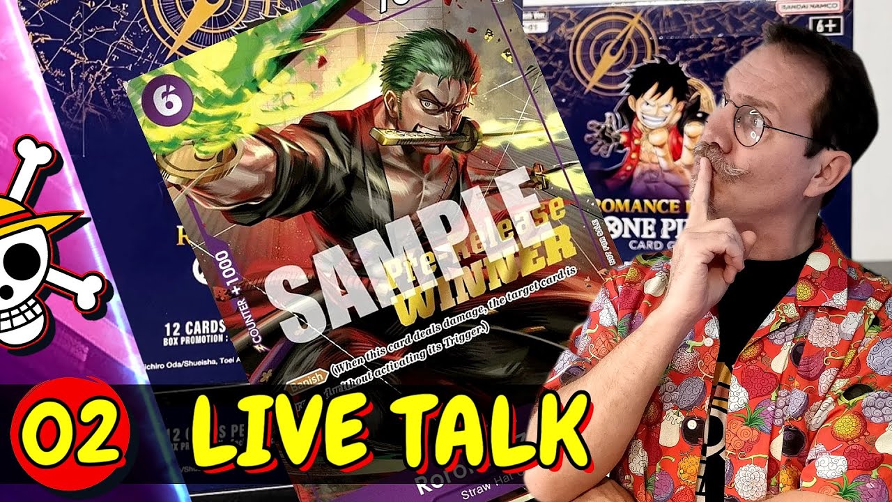 🔴LIVE TALK 🔴 RETROSPECTIVE OP 01 - LA WINNER ZORO OP06