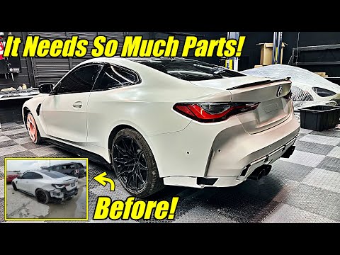 My Wrecked BMW M4 Is A NIGHTMARE TO REBUILD! ITS ALMOST READY TO DRIVE!