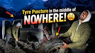 JIMNY ಇಲ್ಲೇ PUNCTURE ಆಗ್ಬೇಕಾ!🤦🏻 SPITI DRIVE DAY 6
