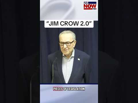 Sen. Schumer reacts to President Trump's threat to not sign new laws until the SAVE Act is passed.