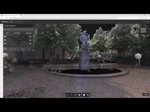 ReCap Pro 2023: View point clouds in the cloud