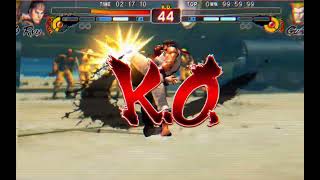 Street Fighter IV CE #Glitch #art #gameplay