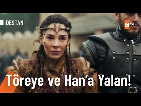 Alpagu Han, Akkız ve Batuga'yı tutsak ilan ediyor! - @Destan 12. Bölüm