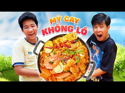 Ngáo TV | Nồi Mì Cay Khổng Lồ 10 Người Ăn Chưa Hết