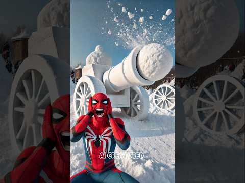 Bola Salju ⛄ #spiderman #brawlstars #marvel #shorts