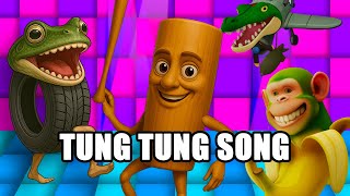 Tung Tung Tung Sahur, Bombardiro Crocodilo, Tralalero Tralala. Italian Brainrot Memes Dancing