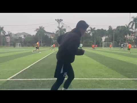 A tense football match between two teams. Let's see which team will win the championship cup.