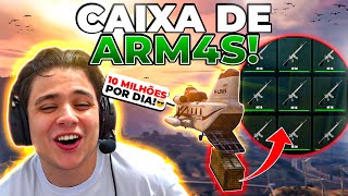 PAULINHO ESTÁ COM UM NOVO METODO de ENTREGA DAS ARMAS ILEGAIS no GTA RP! (Modder clips)